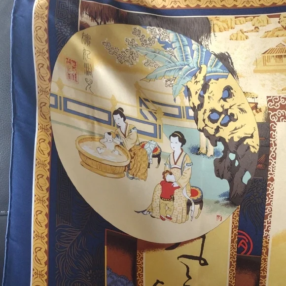 Elegant Silk Scarf - Picture 7 of 8